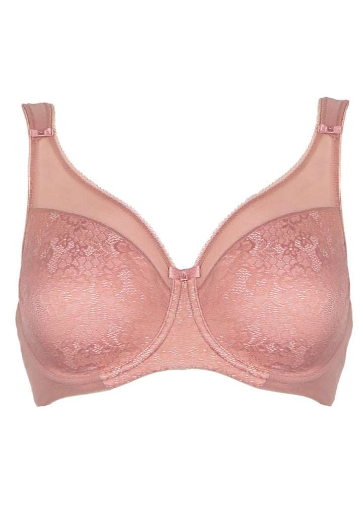Berlei - Beauty Lace Underwired Smoothing Bra Ash Rose