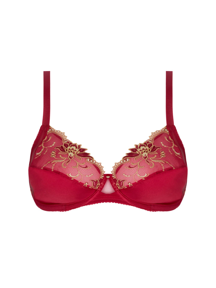 Lise Charmel - Eblouissante Icone 3 Parts Full Cup Bra Or Rubis