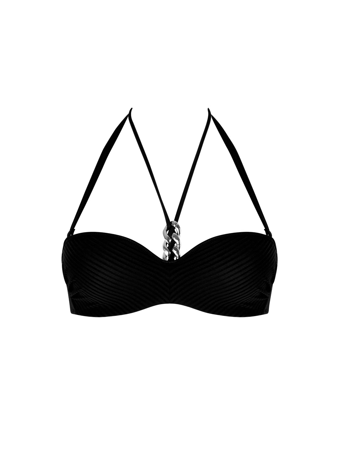 Antigel Swimwear - La Stricto Chic Strapless Bandeau Bikini Noir