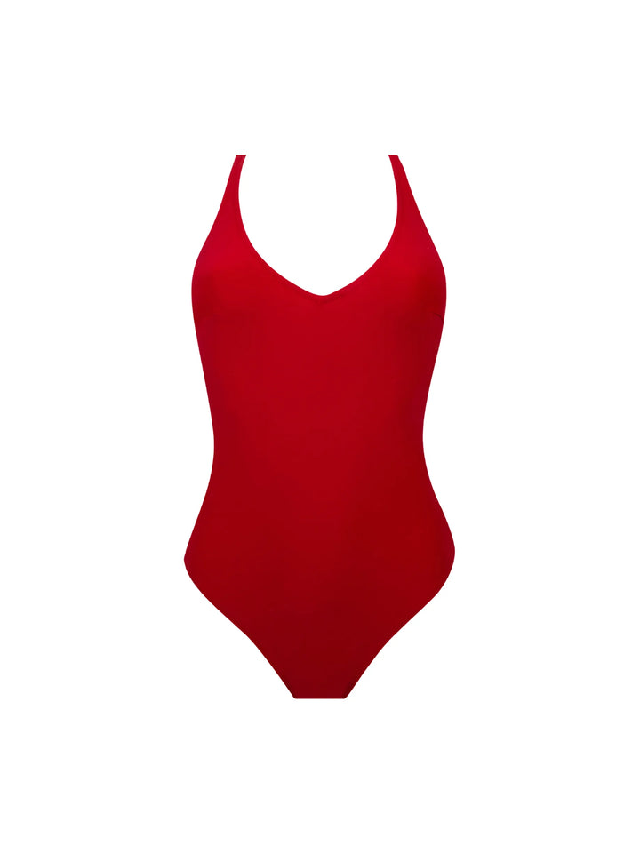 Antigel Swimwear by Lise Charmel - La Chiquissima Unwired Swimsuit Rouge