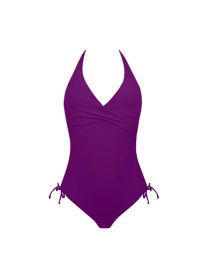 Antigel Swimwear By Lise Charmel - La Chiquissima Plunging Back Swimsuit Mer Amethyste