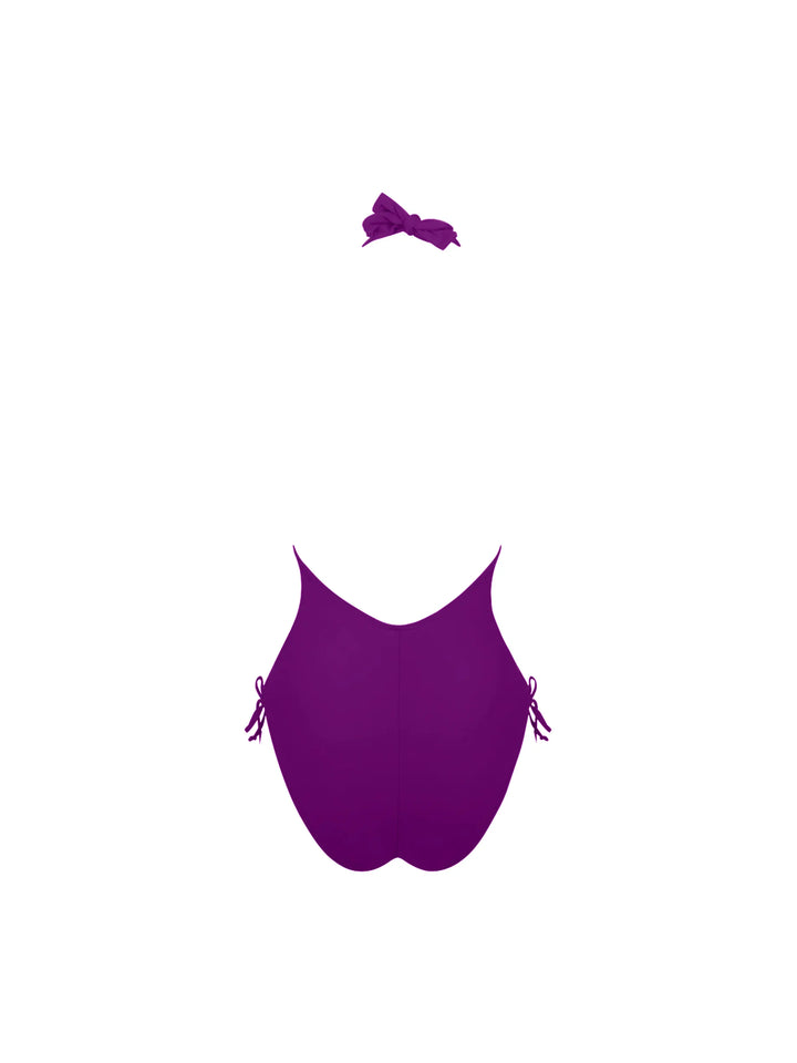 Antigel Swimwear By Lise Charmel - La Chiquissima Plunging Back Swimsuit Mer Amethyste