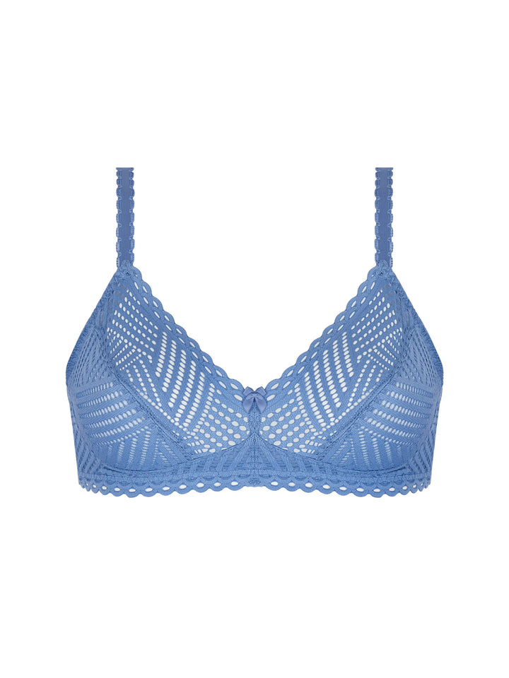 Antigel by Lise Charmel - Tressage Graphic Wireless Triangle Bra Tressage Denim