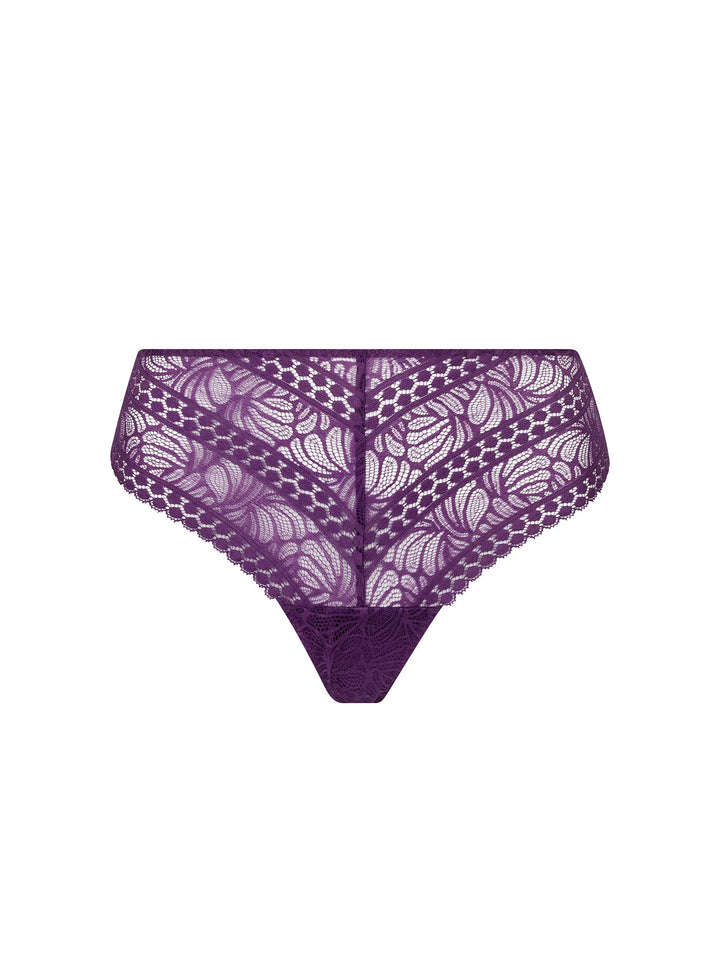 Antigel by Lise Charmel - Atelier Seduction Thong Prune Magic