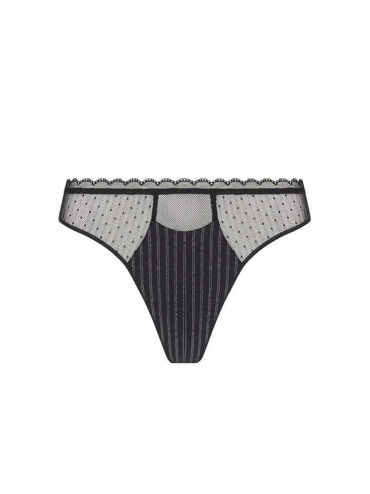 Antigel by Lise Charmel - Jolie Dandy Thong Noir Cocktail