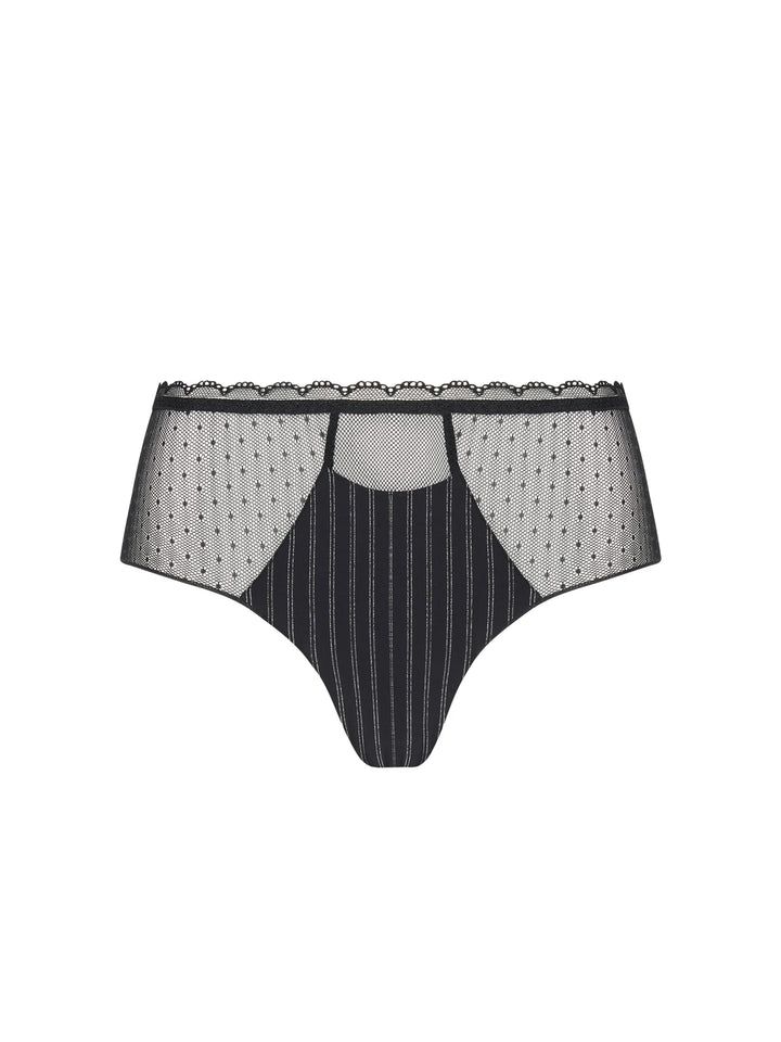 Antigel by Lise Charmel - Jolie Dandy Boyshort Noir Cocktail