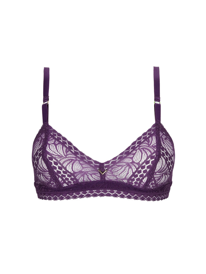 Antigel by Lise Charmel - Atelier Seduction Non-Wire Triangle Prune Magic