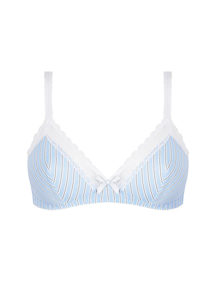 Antigel by Lise Charmel - Un Brin Garconne Wireless Triangle Bra Bleu Liquette