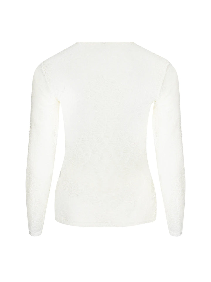 Antigel by Lise Charmel - Atelier Seduction Long Sleeved Top Ecru Nacre