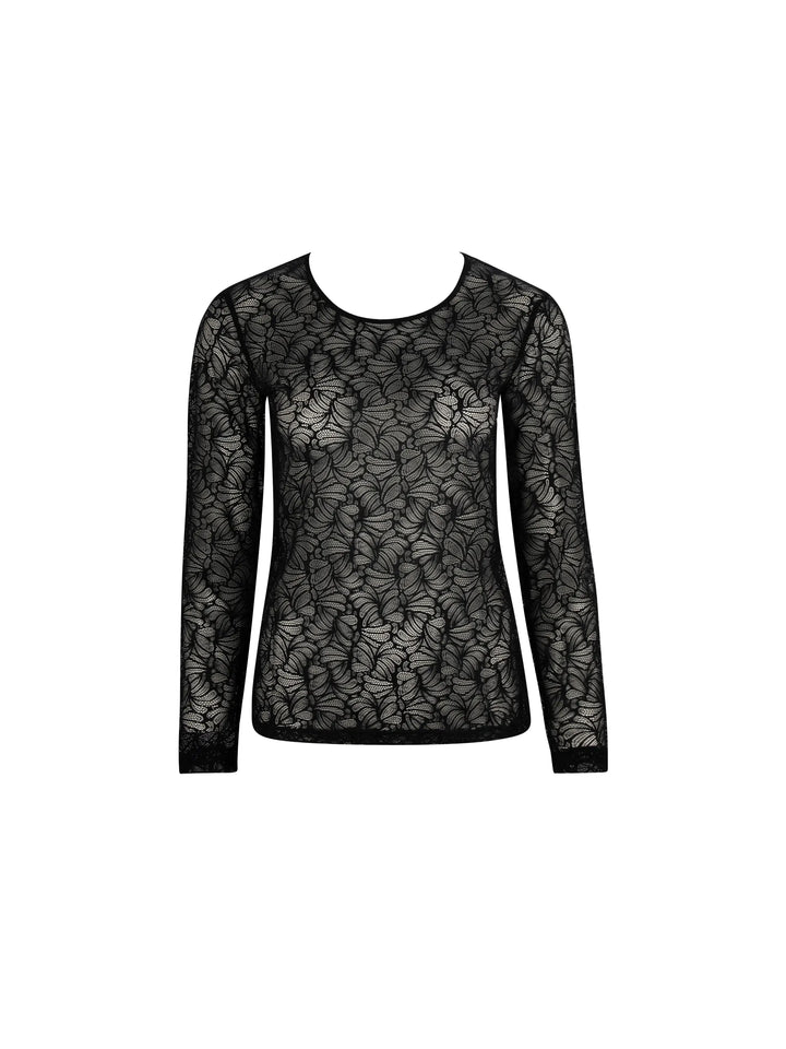 Antigel by Lise Charmel - Atelier Seduction Long Sleeved Top Noir