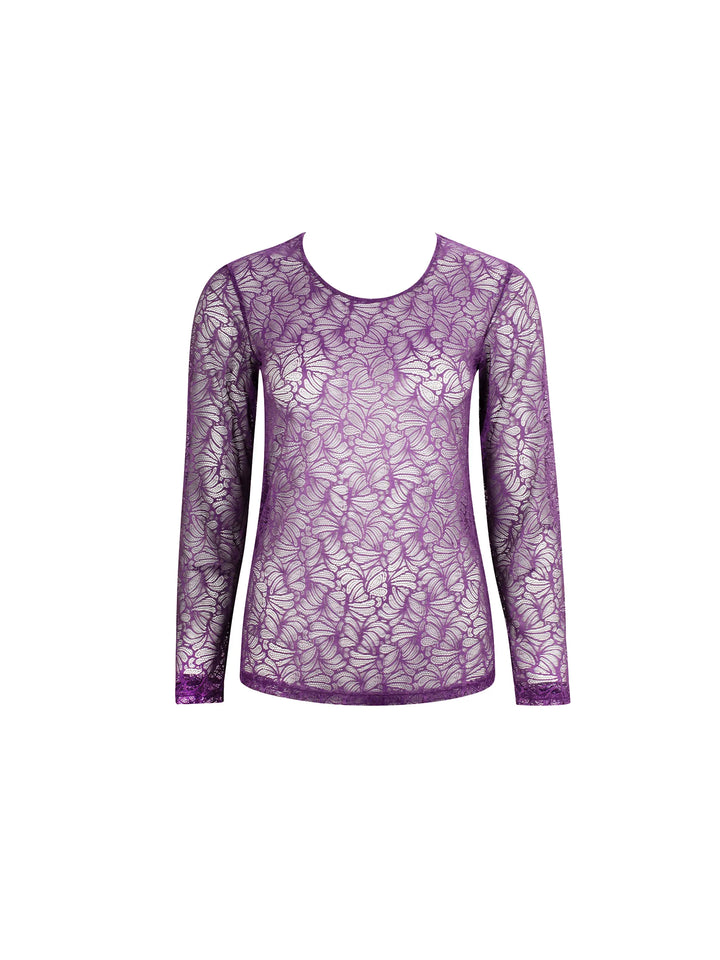 Antigel by Lise Charmel - Atelier Seduction Long Sleeved Top Prune Magic