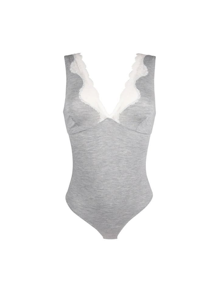 Antigel by Lise Charmel - Simply Perfect Elastic Bodysuit Chiné Gris