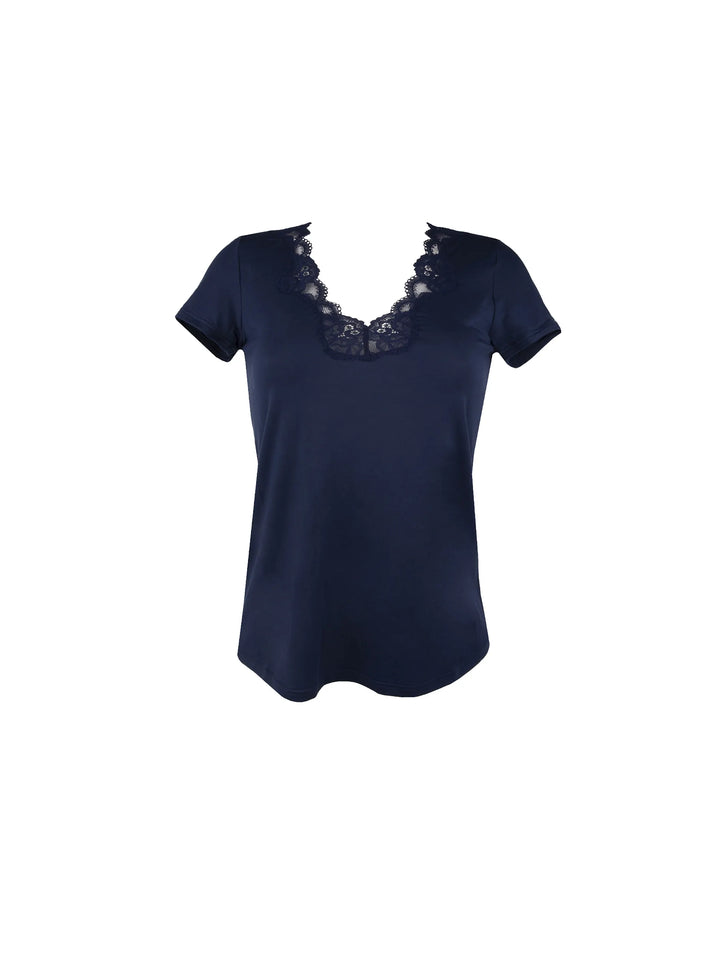 Antigel by Lise Charmel - Simply Perfect Short-Sleeved Top Bleu Marine