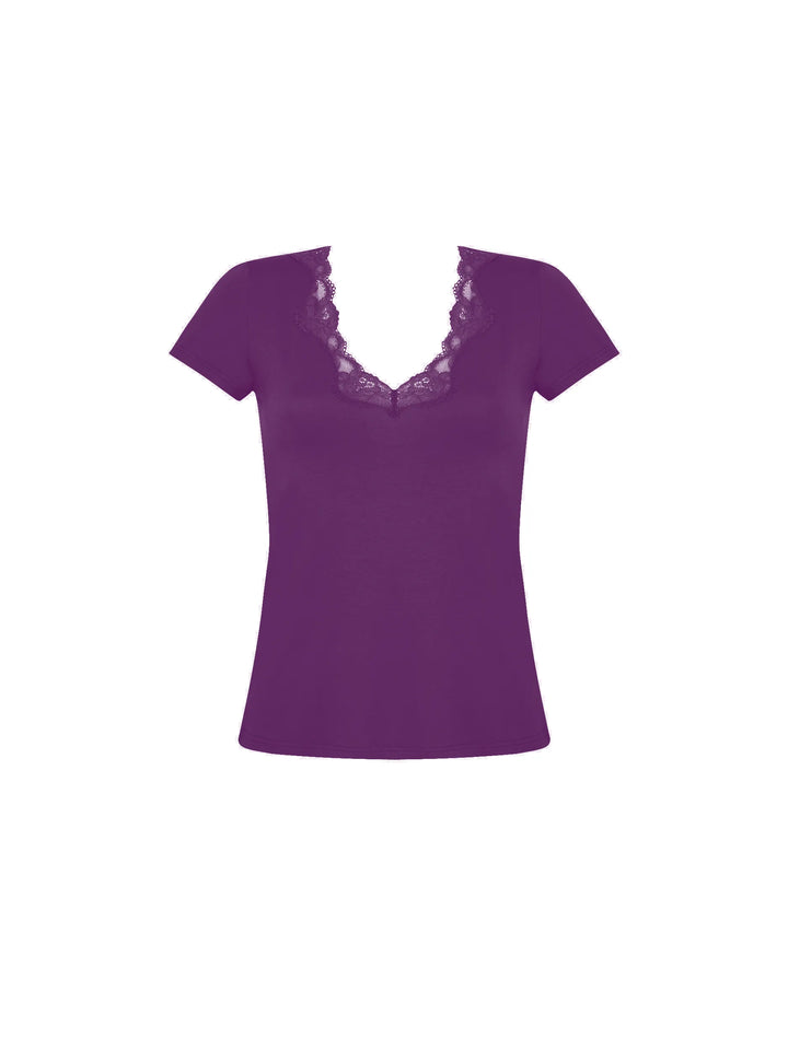 Antigel by Lise Charmel - Simply Perfect Short Sleeved Top Prune Magic