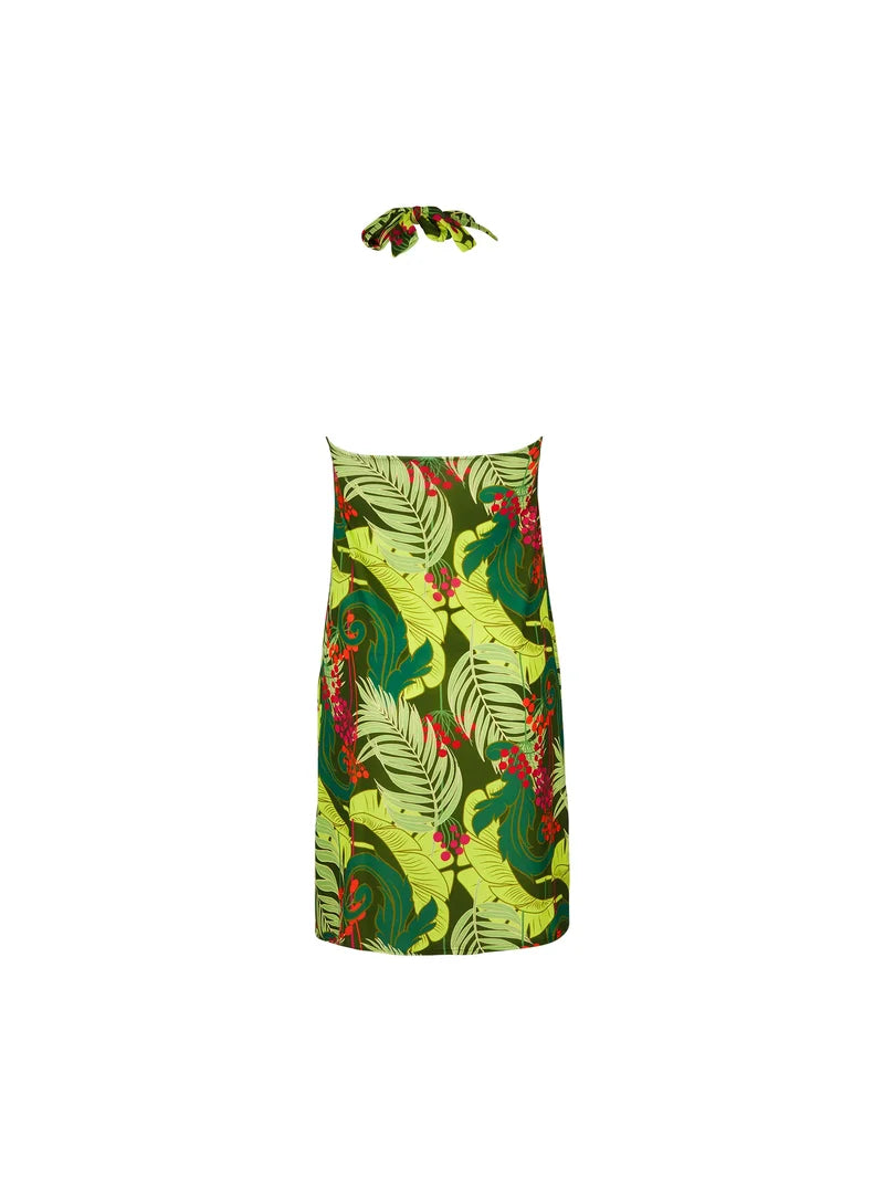 Antigel Swimwear by Lise Charmel - La Venus Nature Halterneck Dress Vert Tropic