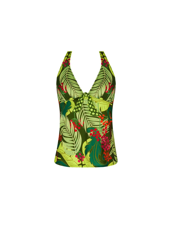 Antigel Swimwear by Lise Charmel - La Venus Nature Halterneck Top Vert Tropic