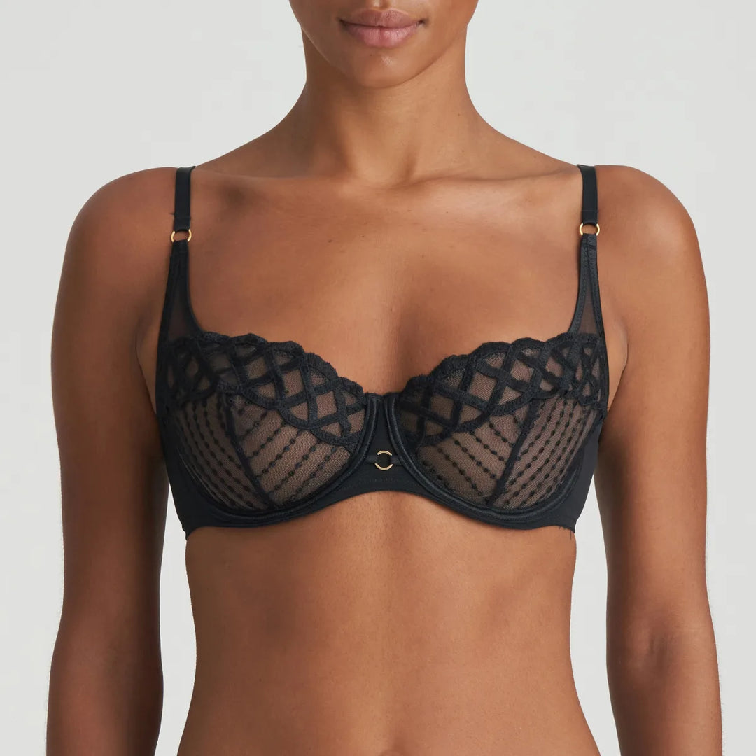 Marie Jo - Jhana Balcony Bra Vertical Seam Black