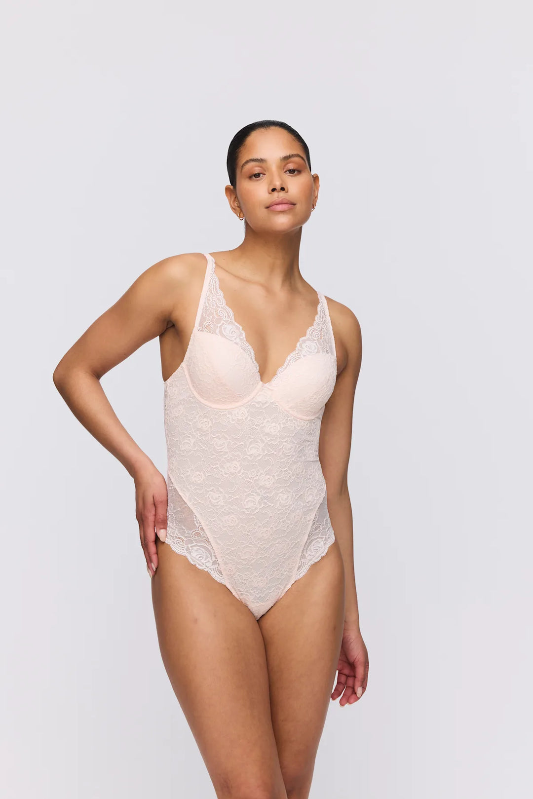 Marie Jo - Cyrile Padded Plunge Body Crystal Pink