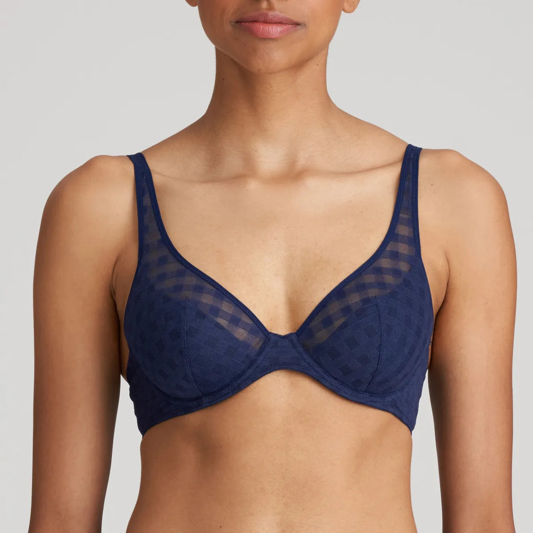 Marie Jo - Jereme Half Padded Plunge Bra Sapphire Blue