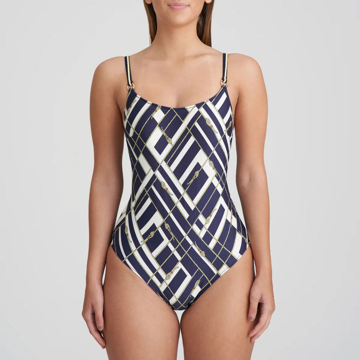 Marie Jo Swimwear - Saranji Padded Swimsuit Wireless Majestic Blue