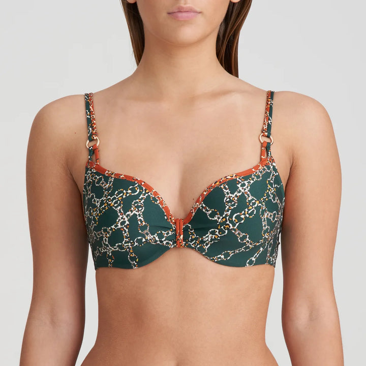 Marie Jo Swimwear - Tazar Padded Bikini Top Heartshape Malachite