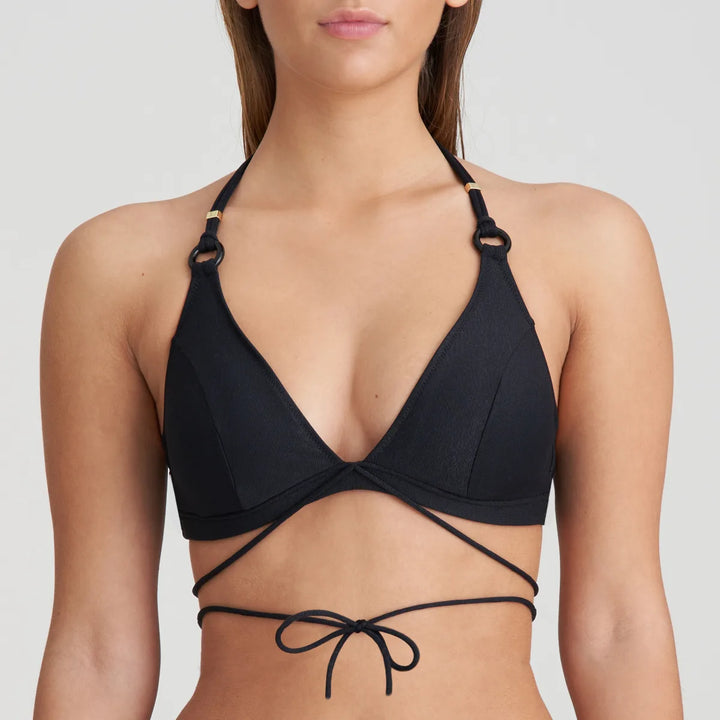 Marie Jo Swimwear - Dahu Padded Triangle Bikini Top Black