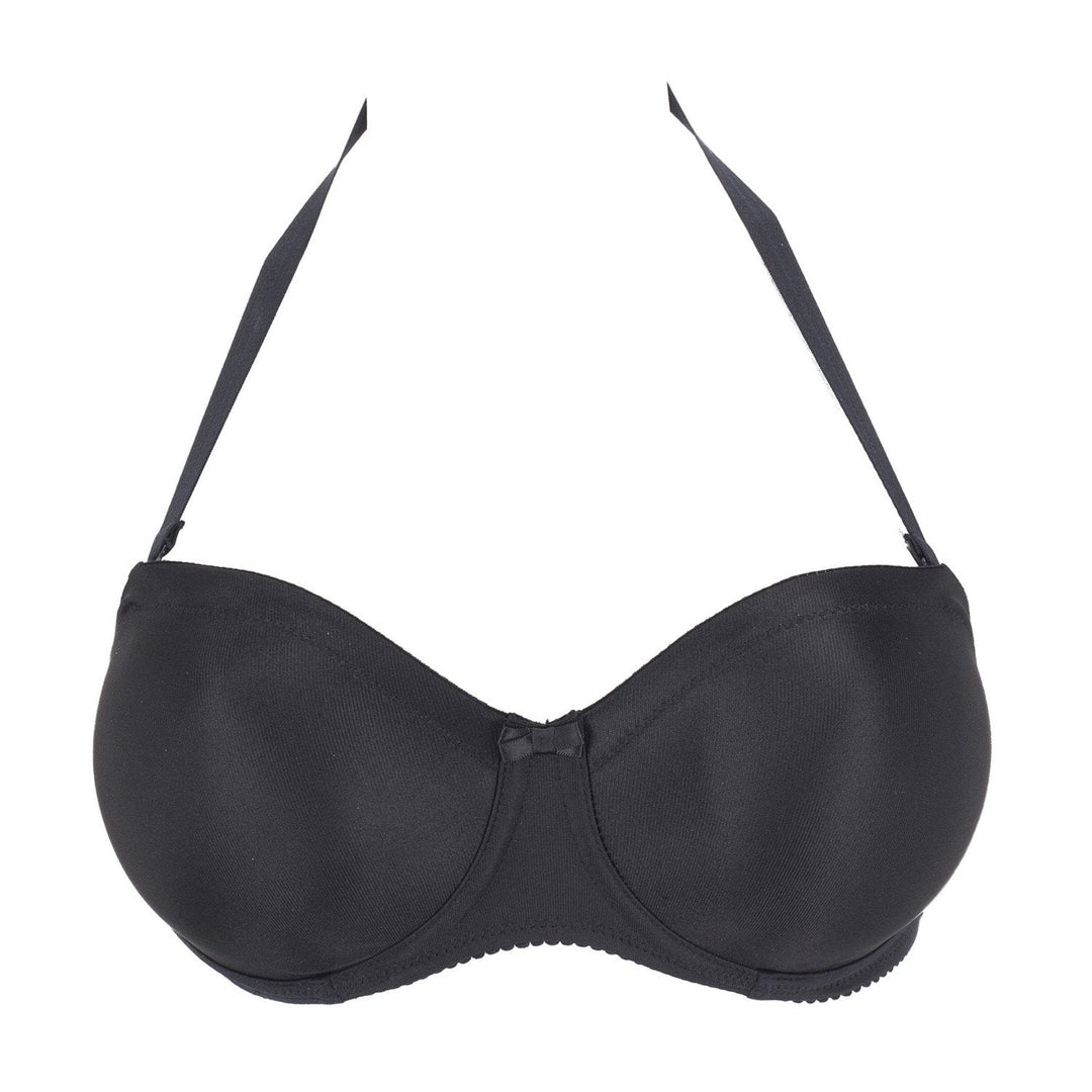 PrimaDonna Satin Strapless Non Padded Black