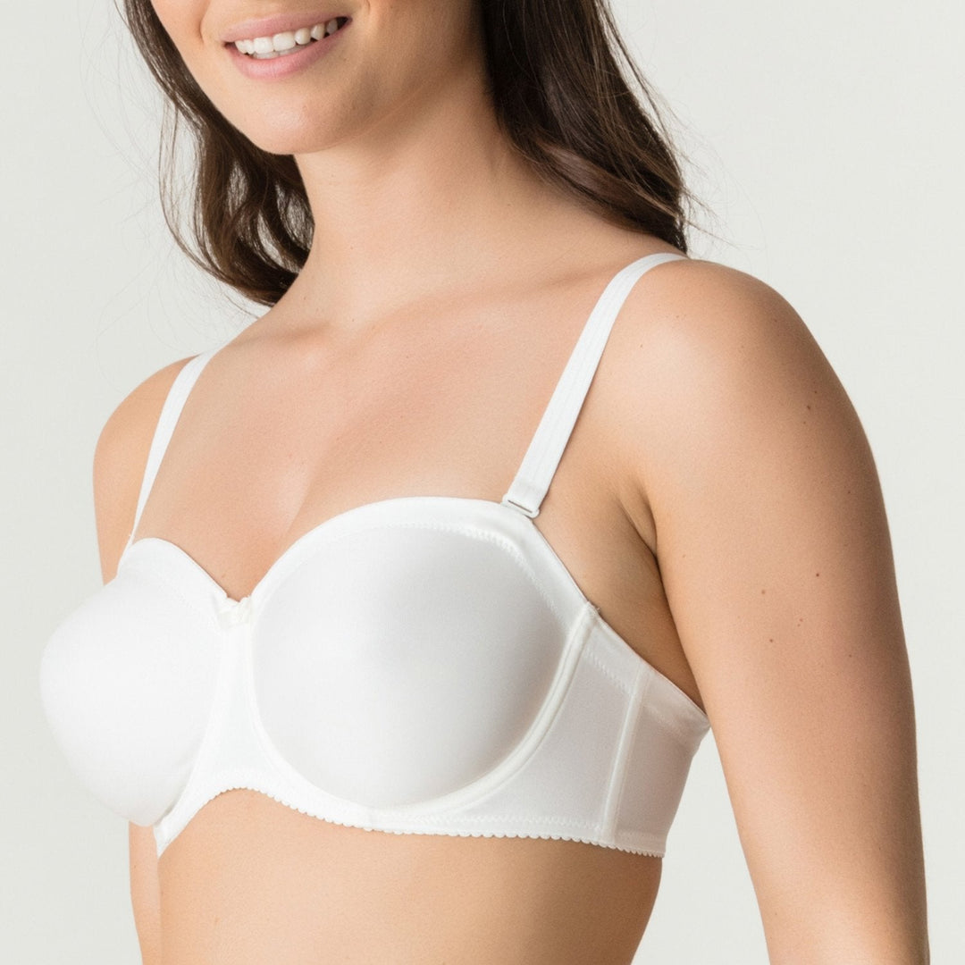 PrimaDonna Satin Strapless Non Padded Natural