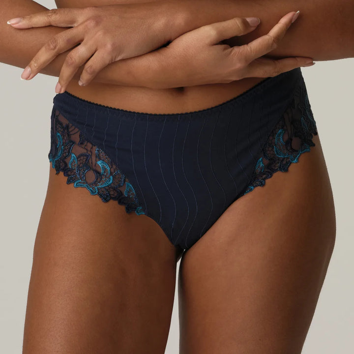 PrimaDonna Deauville Luxury Thong Velvet Blue