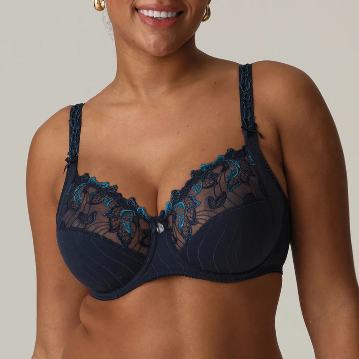 PrimaDonna Deauville 3 Part Full Cup Wire Bra Velvet Blue