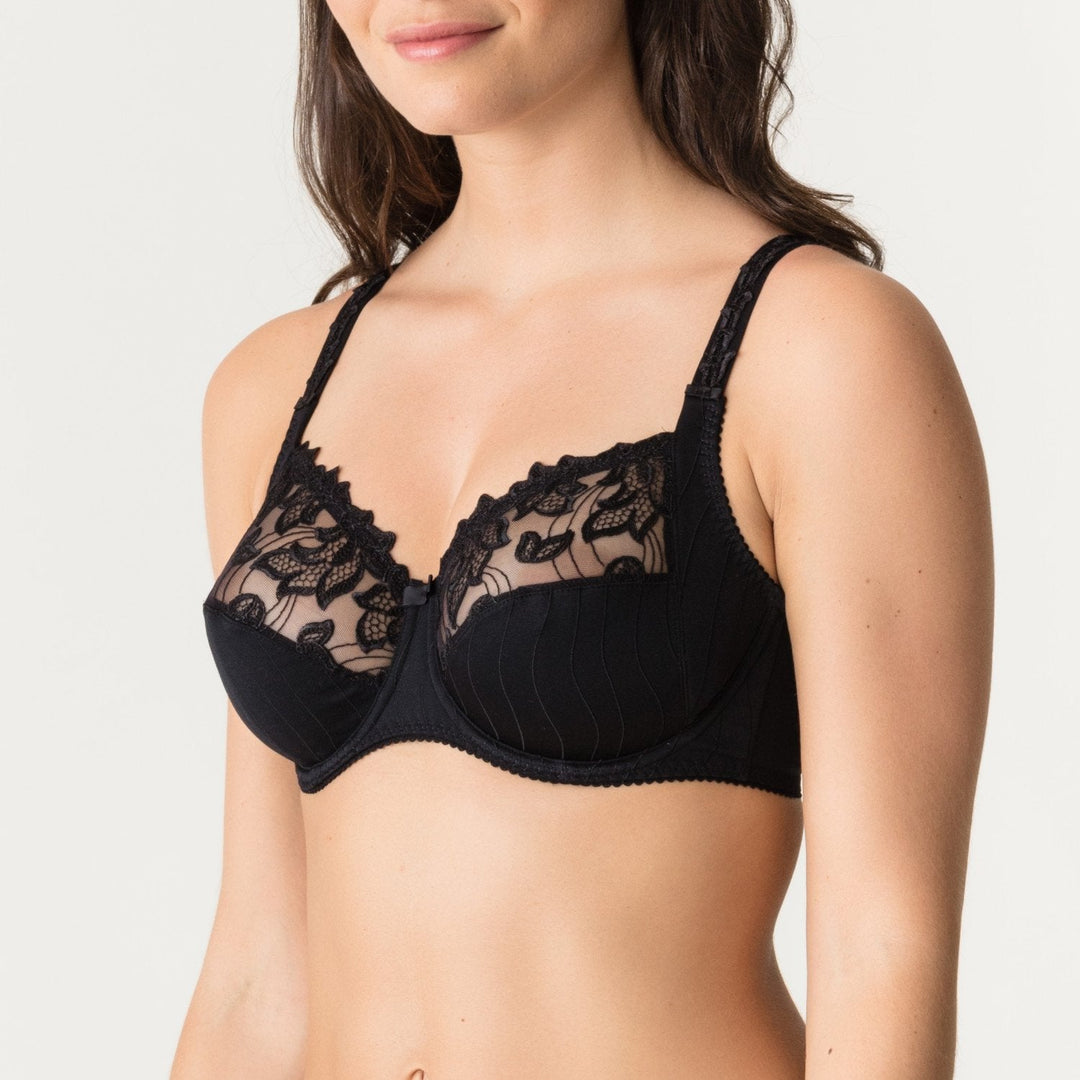 PrimaDonna Deauville 3 Part Full Cup Wire Bra Black