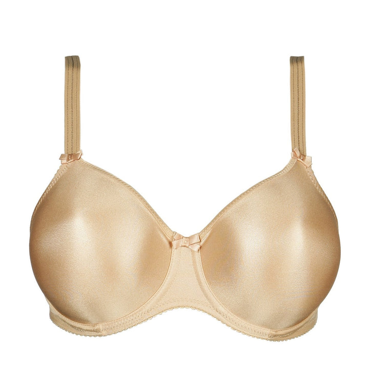 PrimaDonna Satin Seamless Non Padded Bra Cognac