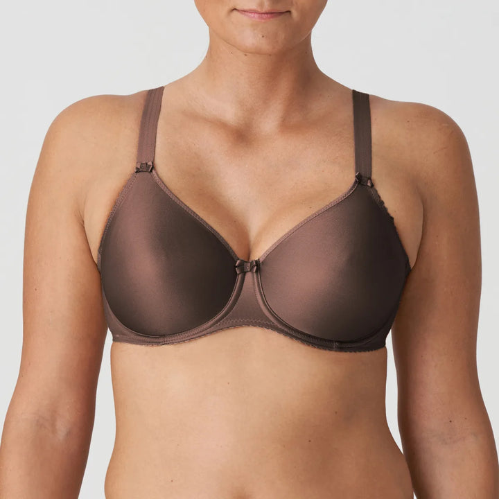 PrimaDonna Satin Non Padded Full Cup Seamless Ebony