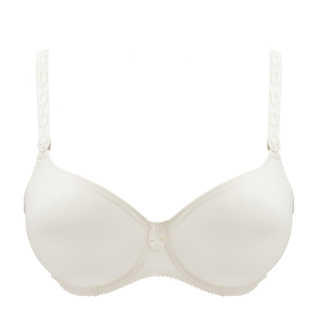 PrimaDonna Satin Seamless Underwired Non Padded Bra Natural