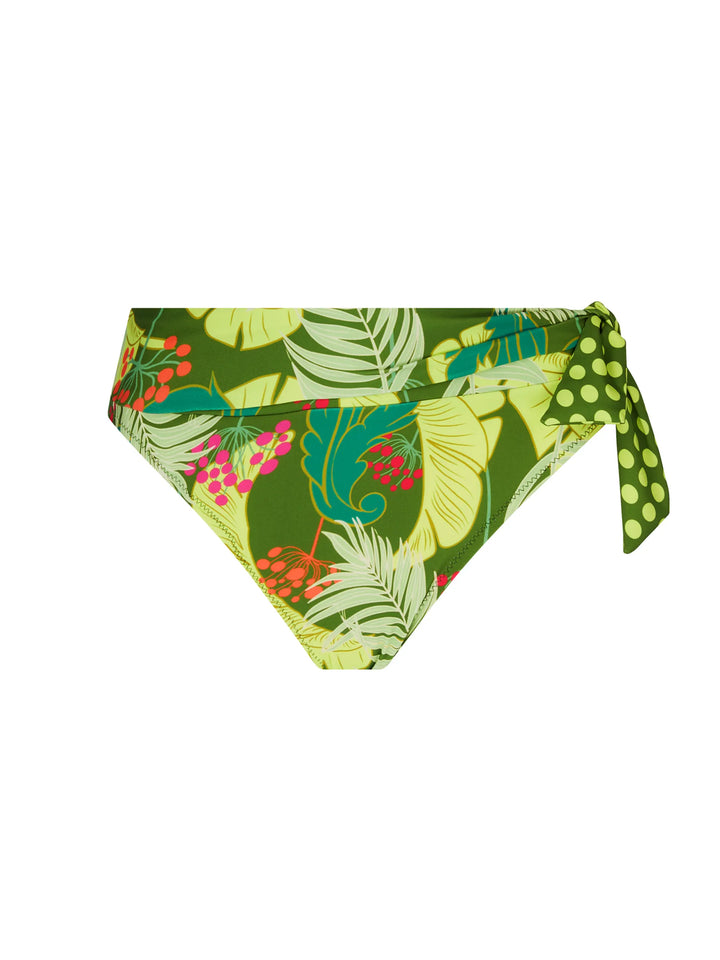 Antigel Swimwear by Lise Charmel - La Venus Nature Wide Side And Bottom Bikini Brief Vert Tropic