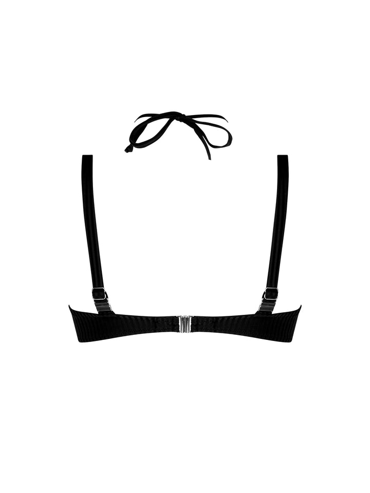 Antigel Swimwear - La Stricto Chic Plunge Bikini Noir