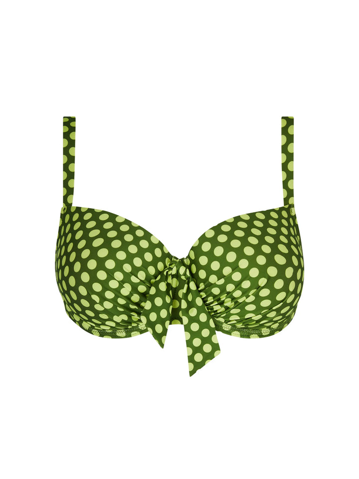 Antigel Swimwear by Lise Charmel - La Petillante Padded Bikini Top Bulles Green