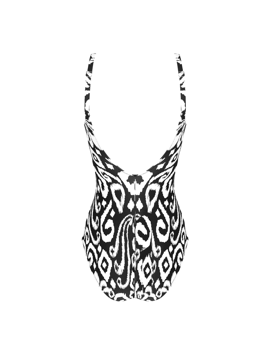 Antigel Swimwear - La Balinaise Full Cup Underwired Swimsuit Ikat Blanc Noir