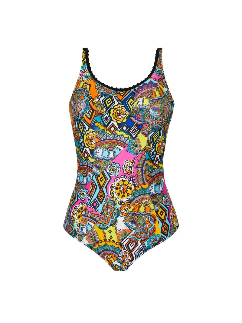 Antigel Swimwear by Lise Charmel - La Nomade Full Cup Underwired Swimsuit Eclat Nomade