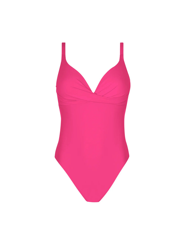 Antigel Swimwear - La Chiquissima Wireless Padded Swimsuit Azalée Chic