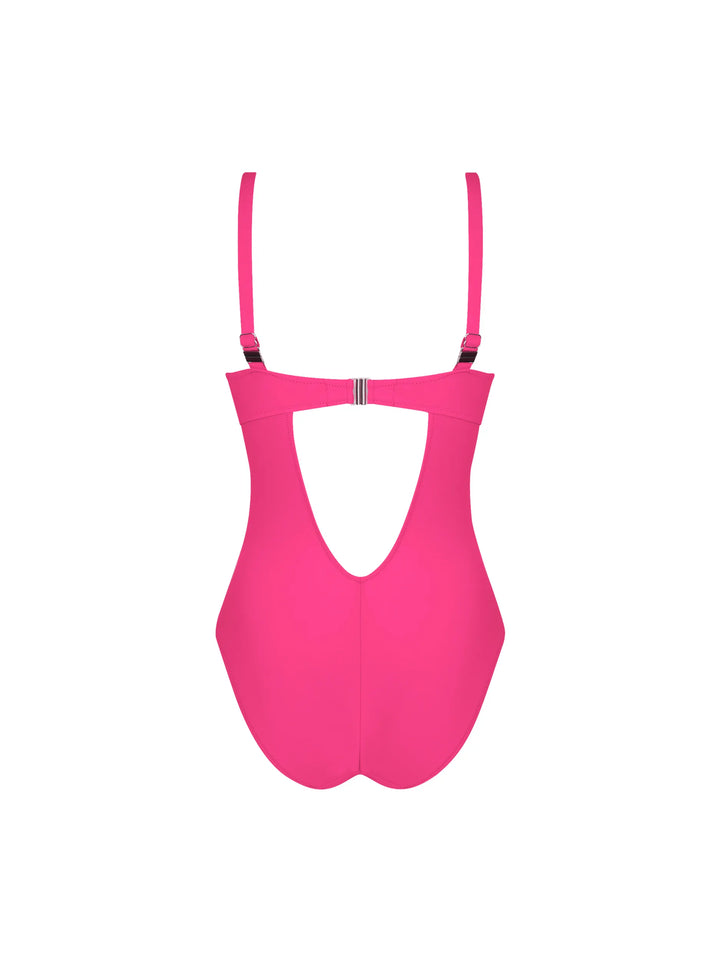 Antigel Swimwear - La Chiquissima Wireless Padded Swimsuit Azalée Chic