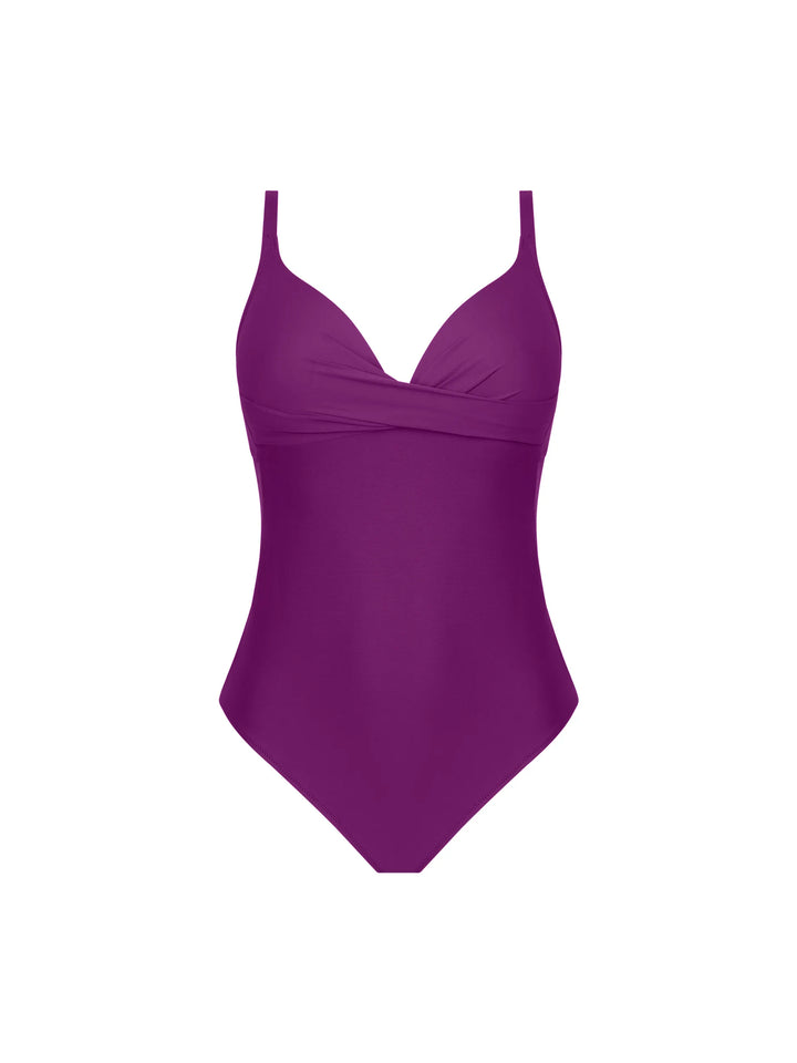 Antigel Swimwear By Lise Charmel - La Chiquissima Non-Wire Padded Swimsuit Mer Amethyste