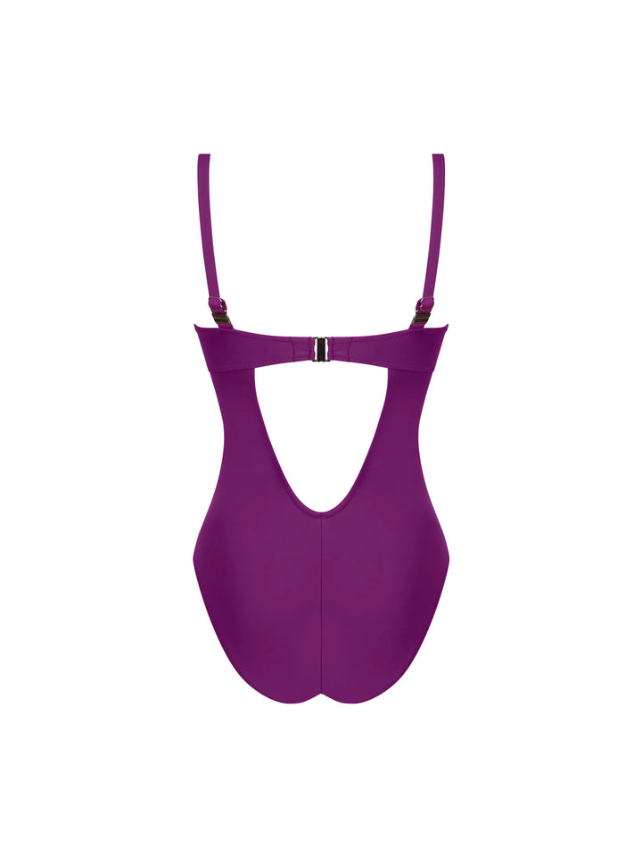 Antigel Swimwear By Lise Charmel - La Chiquissima Non-Wire Padded Swimsuit Mer Amethyste