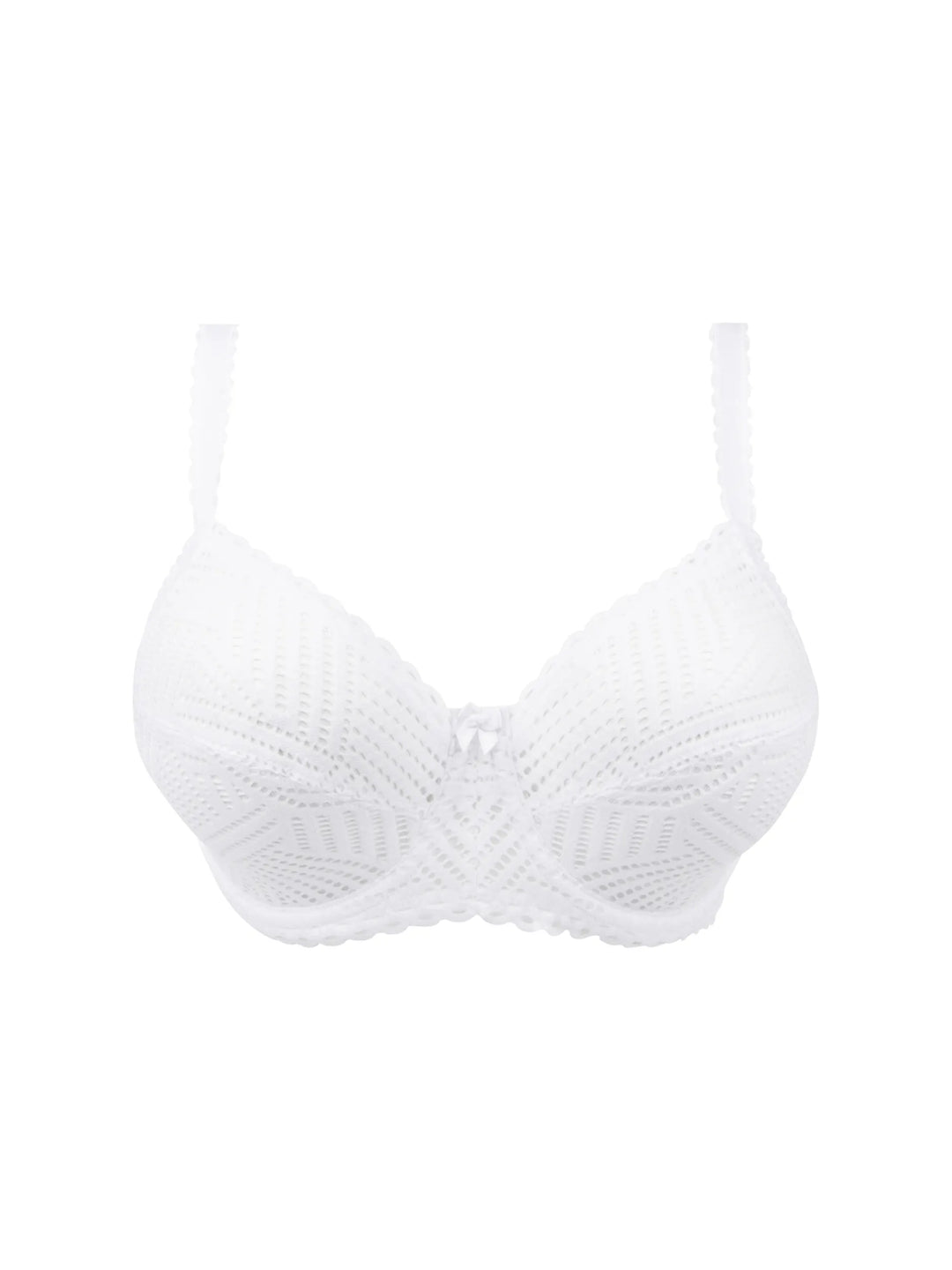 Antigel by Lise Charmel - Tressage Graphic Full Cup Support Bra Tressage Blanc