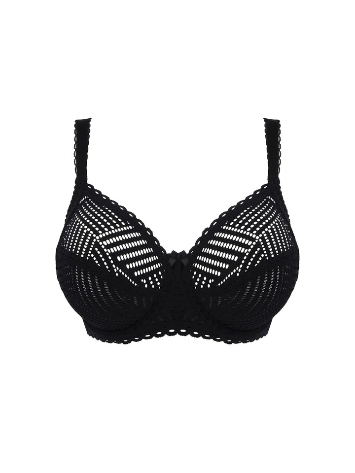 Antigel by Lise Charmel - Tressage Graphic Full Cup Support Bra Tressage Noir