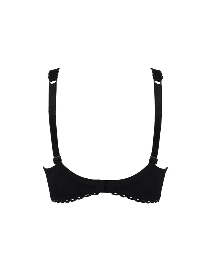 Antigel by Lise Charmel - Tressage Graphic Full Cup Support Bra Tressage Noir