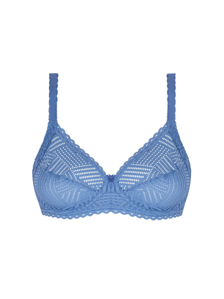 Antigel by Lise Charmel - Tressage Graphic 3 Parts Full Cup Bra Tressage Denim