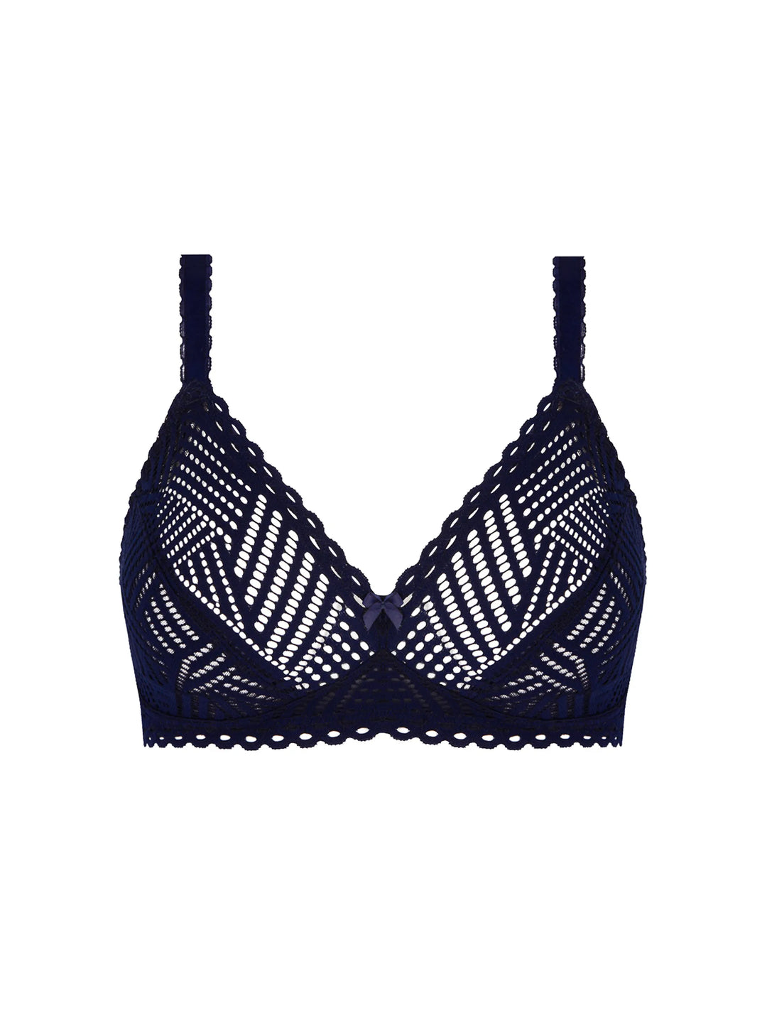 Antigel by Lise Charmel - Tressage Graphic Non-Wired Triangle Support Bra Tressage Marine