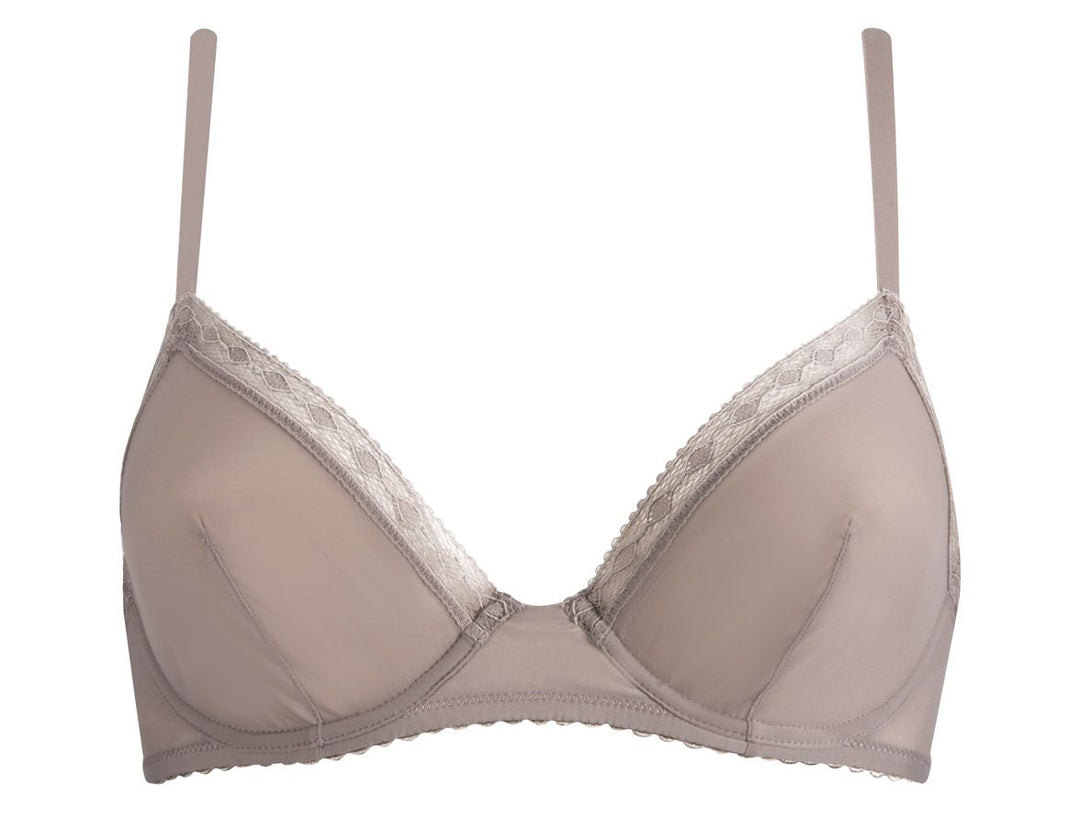 Epure - Satin Seduction Full Cup Bra Warm Taupe Full Cup Bra Epure by Lise Charmel 