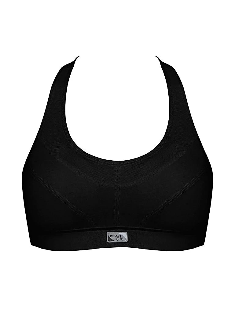 Royce - Impact Free Adjustable Fit Sports Bra Black